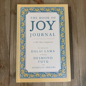 The Book of Joy Journal: A 365-Day Companion HARDCOVER Blank Journal VERY GOOD
